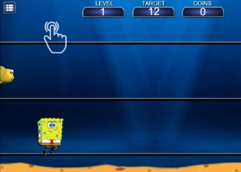 Bob Esponja Busca Moeda Aventura captura de tela do jogo