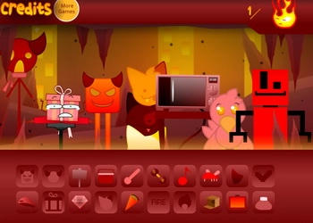 Sprunki Cool As Fire game screenshot