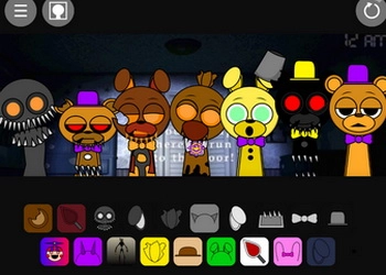 Sprunki Fnaf 4 Spiel-Screenshot