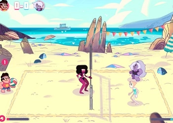 Steven Universe Oyunları: Voleybol oyun ekran görüntüsü