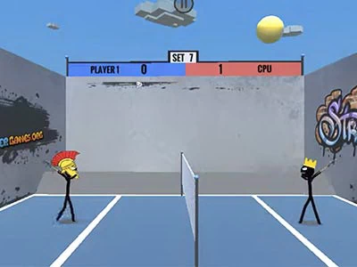 Panáček Badminton 3 snímek obrazovky hry