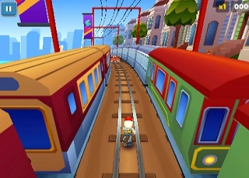 Subway Surfer San Francisco skærmbillede af spillet