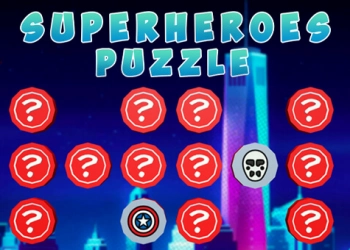 Puzzle Superheroes pamje nga ekrani i lojës