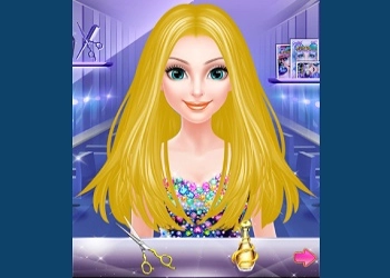 Superstar Hair Salon game screenshot