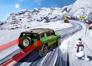 Suv Neve Dirigindo 3D captura de tela do jogo