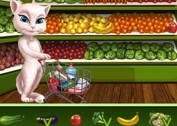 Talking Angela Grandes Compras captura de pantalla del juego