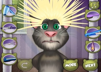 Salón De Peluquería De Talking Tom captura de pantalla del juego