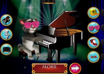 Talking Tom Piano Game game screenshot