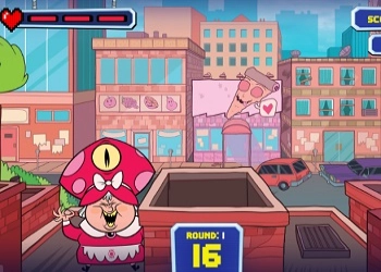 Teen Titans Go Actionspielhalle Spiel-Screenshot