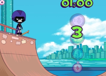 Teen Titans Go: Rock-N-Raven لقطة شاشة اللعبة