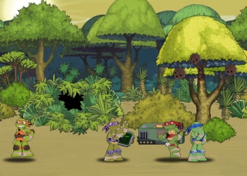 Teenage Mutant Ninja Turtles: Explozie În Trecut captură de ecran a jocului
