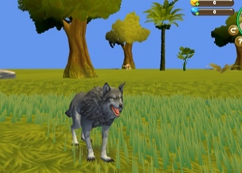 The Wolf: Wild Animal Simulator στιγμιότυπο οθόνης παιχνιδιού