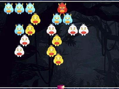 Monsters Gooien schermafbeelding van het spel