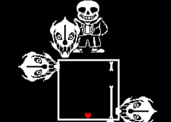 Undertale Sans Bosskampf Spiel-Screenshot