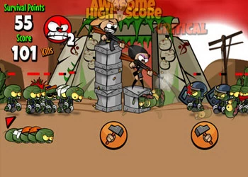 Zombies Cant Jump játék képernyőképe